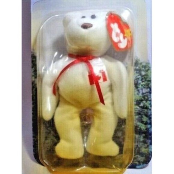 Maple the Bear Ty Beanie Baby Vintage 1999 McDonalds Collection Plush Toy Gift - Picture 2 of 3